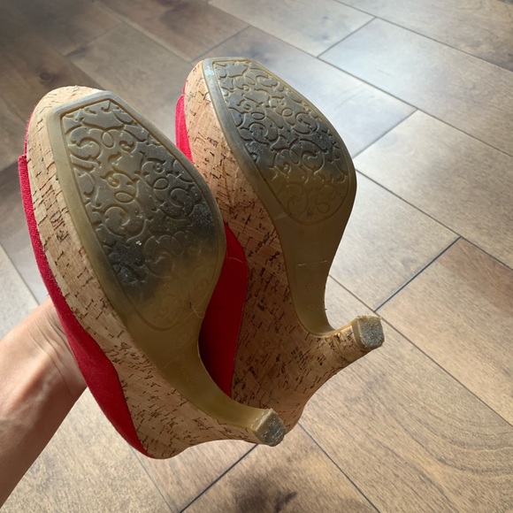 Original red highheel sandals - Picture 3 of 5